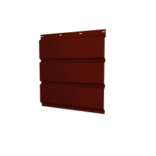 Софит металлический центральная перфорация 0,45 Print Elite с пленкой Cherry Wood