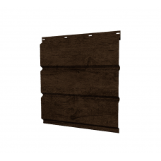 Софит металлический полная перфорация 0,45 Print Elite с пленкой Antique Wood