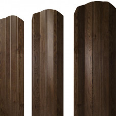 Штакетник М-образный B фигурный 0,45 Print Elite Antique Wood