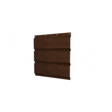 Софит металлический без перфорации 0,45 Print Elite с пленкой Choco Wood