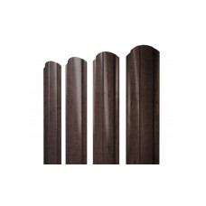 Штакетник Полукруглый Slim фигурный 0,45 Print Elite Antique Wood